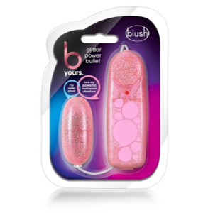 B YOURS GLITTER POWER BULLET PINK