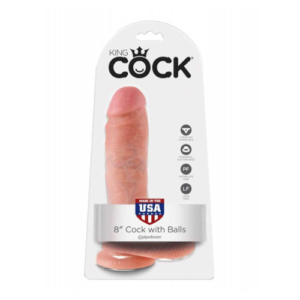 King Cock 8″ with balls