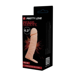 Penis extended sleeve, elastic TPR